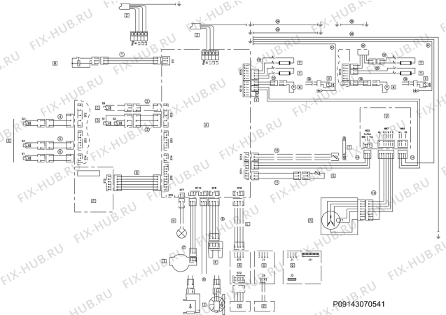 Взрыв-схема стиральной машины Electrolux WASL5M102 - Схема узла Electrical equipment